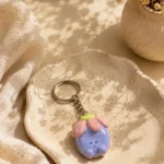 Lavender Baby Character Keychain
