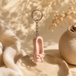 Ballet Pointe Shoe Keychain