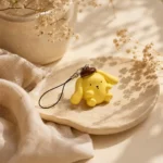 Yellow Puppy Character Keychain